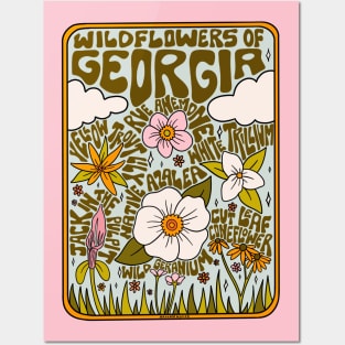 Georgia Wildflowers Posters and Art